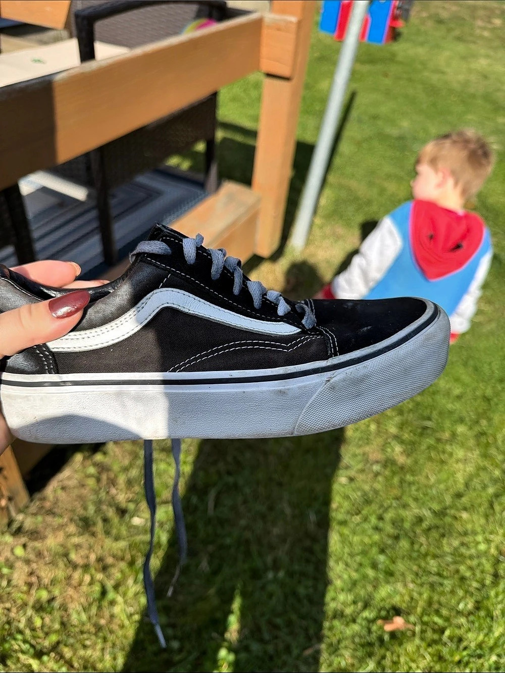 Vans Old Skool Stacked Black & White Sneakers